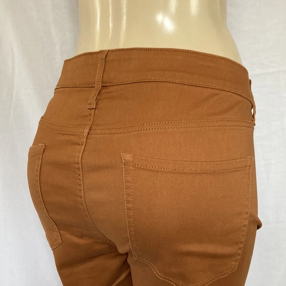 AVA & VIV Jeans Women’s Plus Size 22W Wide Leg Pants Burnt Orange Color NWOT